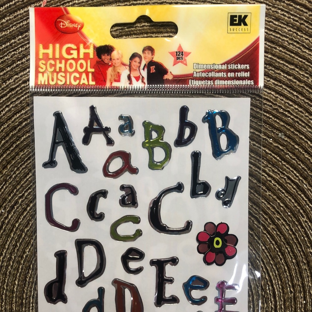 Disney High School Musical Alphabet Stickers